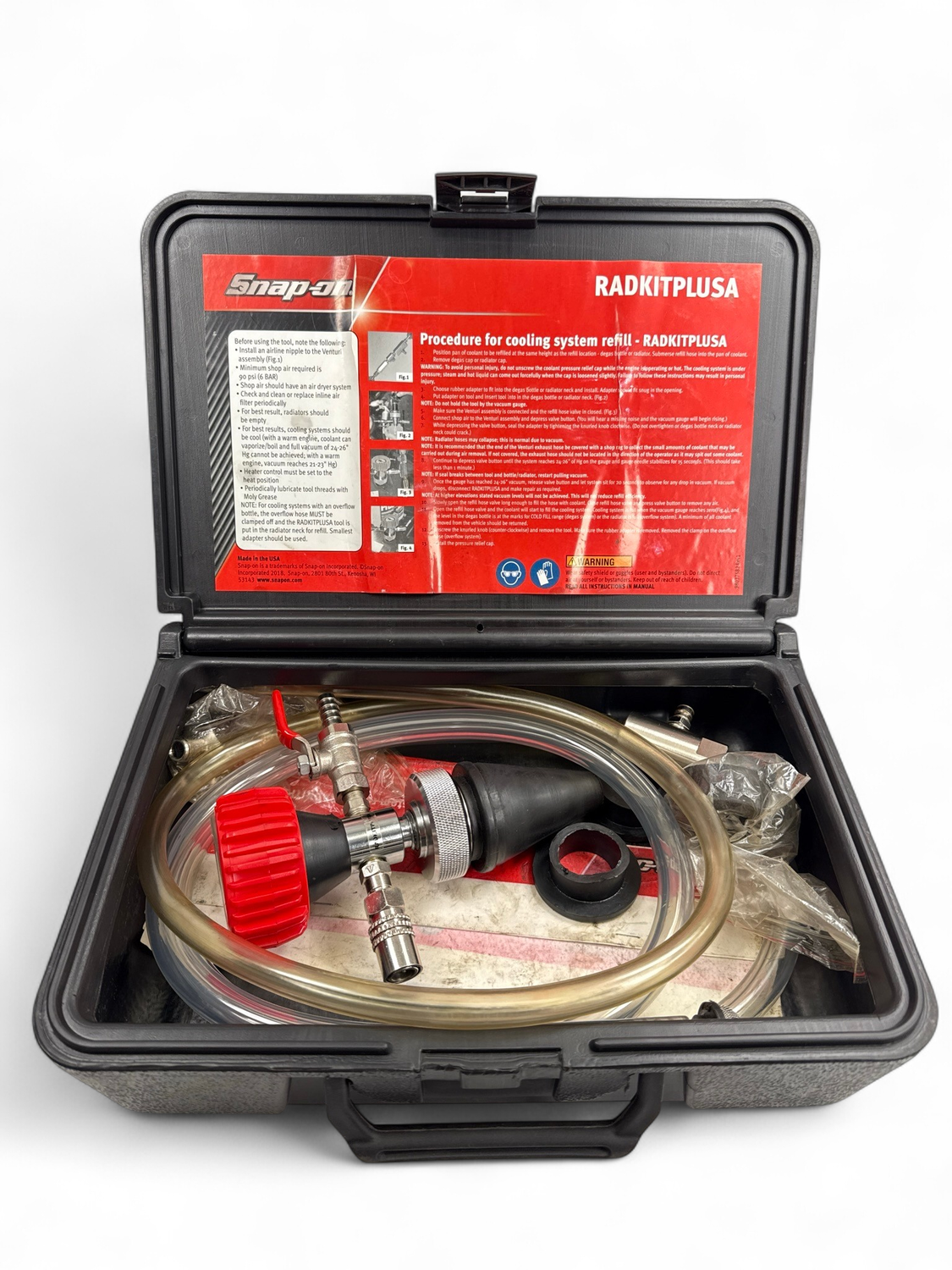 Snap On Cooling System Vacuum/ Filler, RADKITPLUSA