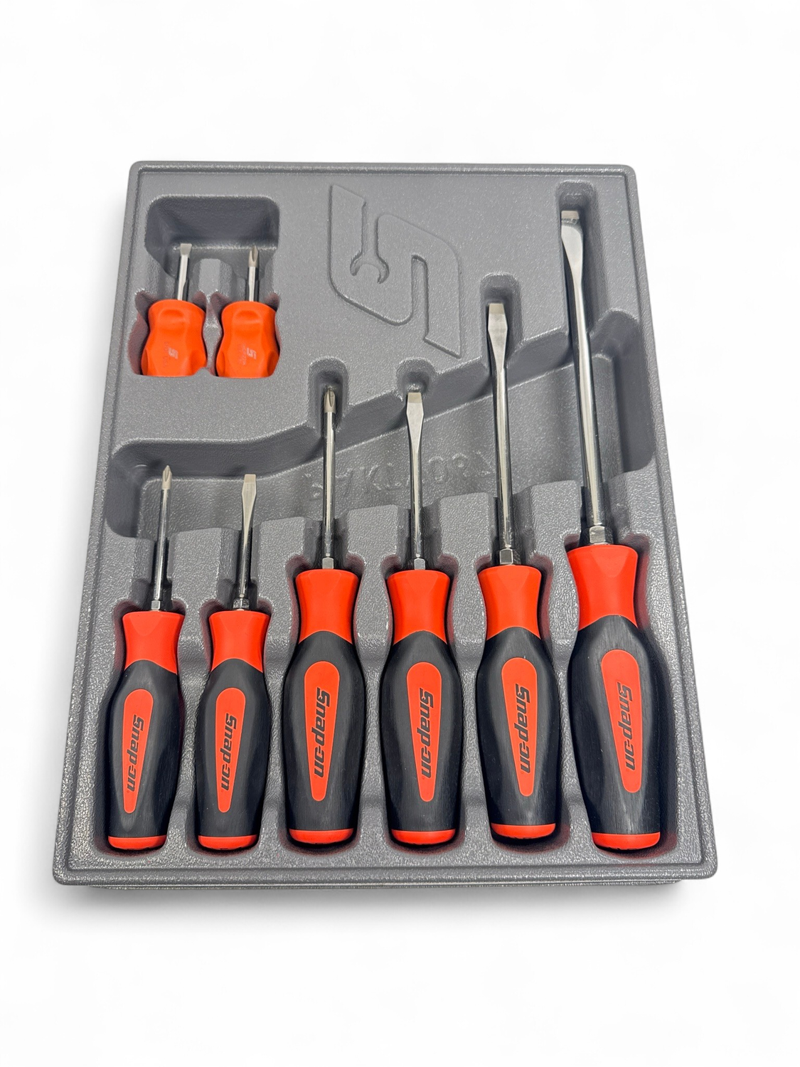 Snap On 8 Pc. Instinct Soft Grip Combination Screwdriver Set, SGDX80BO ...