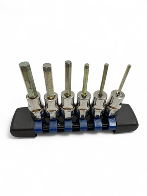 Snap On 6 Pc. 1/4" Drive Metric Standard Hex Bit Socket Set (2-6 mm) 106ETMAMY