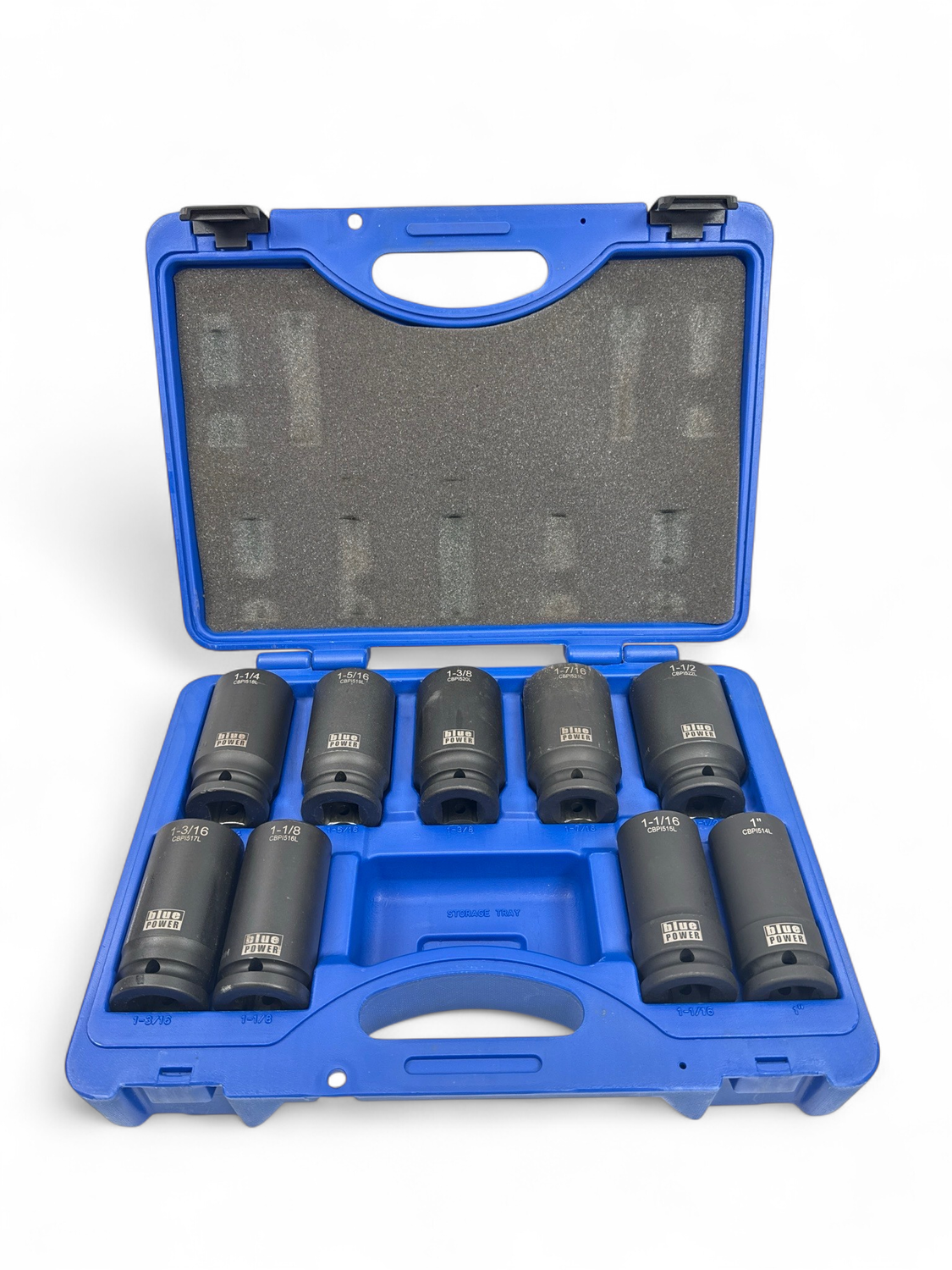 Cornwell 9 Piece 3/4" Drive bluePOWER® SAE Deep Power Socket Set, CBPI59LST