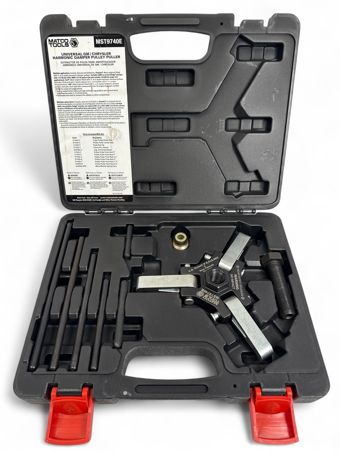 Matco Tools Heavy Duty Harmonic Pulley Puller, MST9740E