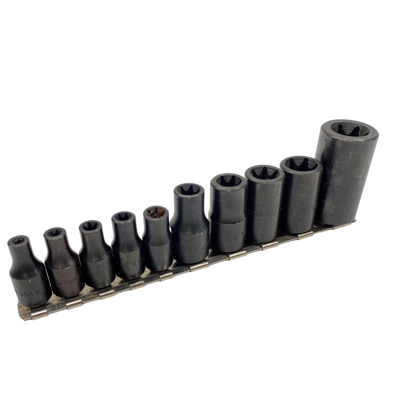 Lisle 10pc External Torx Combination Drive Socket Set (E4 - E18)