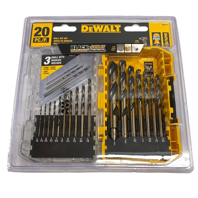 DeWalt 20pc Black Oxide Drill Bit Set, DW1177 DeWalt 20pc Black Oxide Drill Bit Set, DW1177