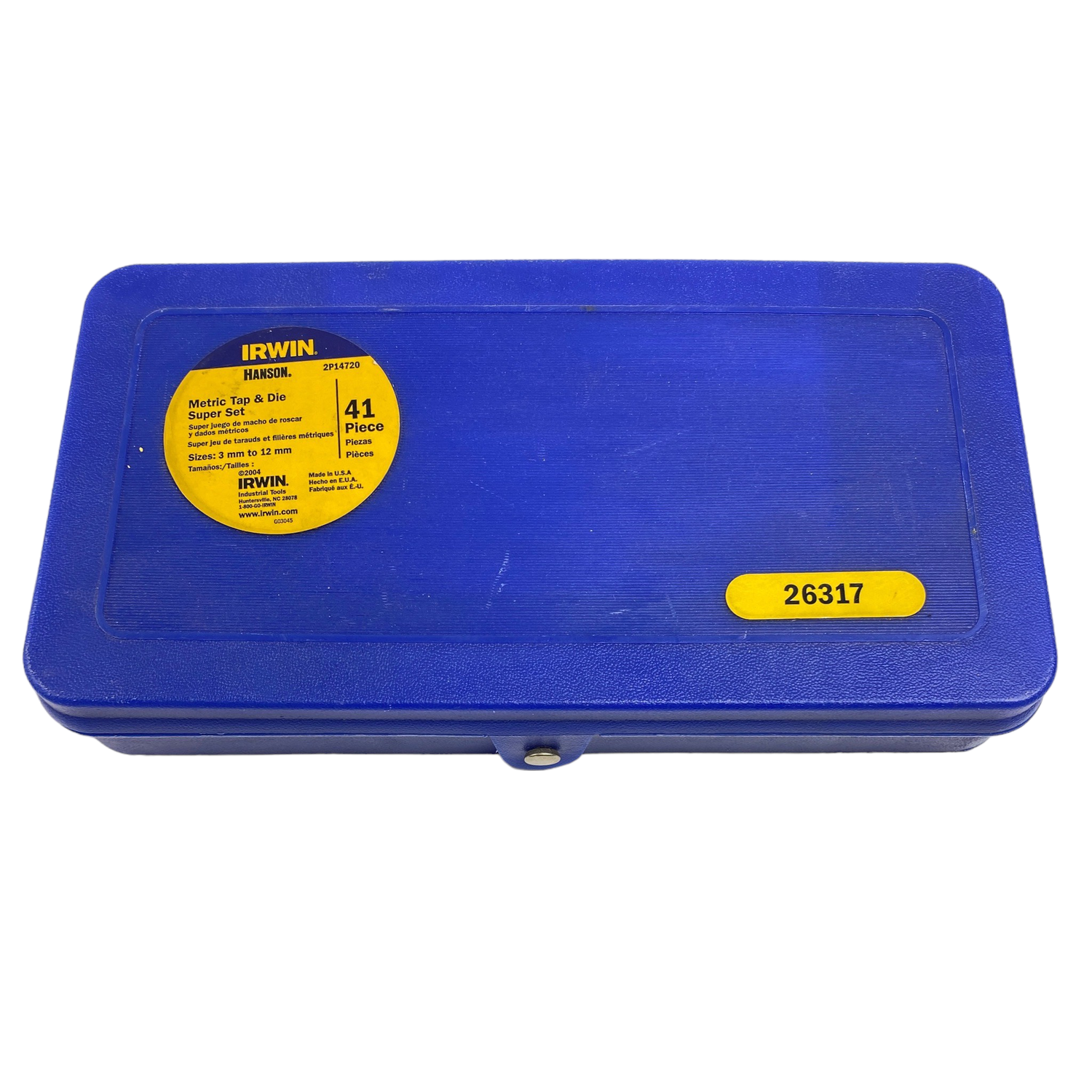 Irwin Hanson 41 Piece Metric Tap & Die Super Set, 26317
