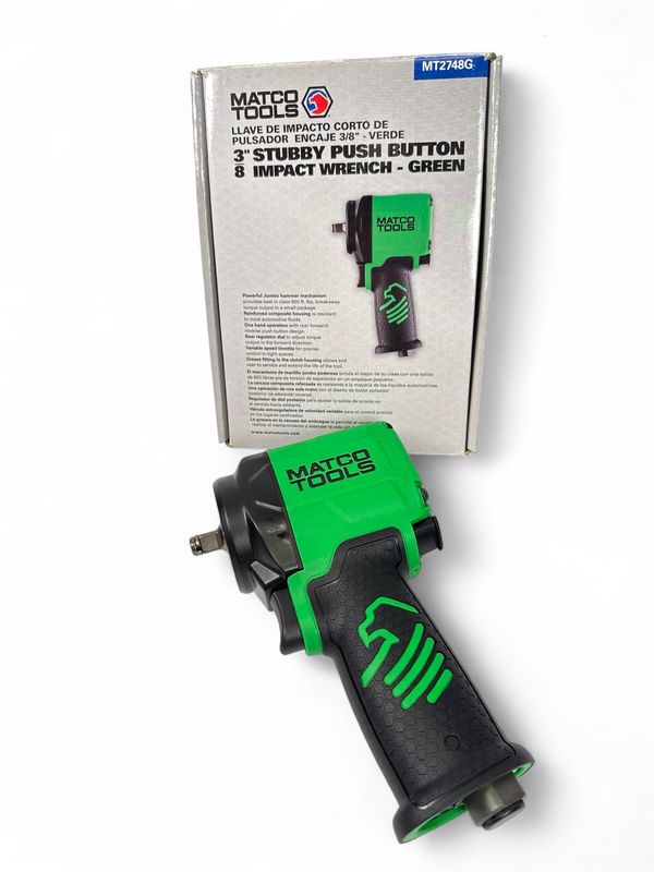Matco Tools 3/8” Drive Stubby Impact Wrench, MT2738