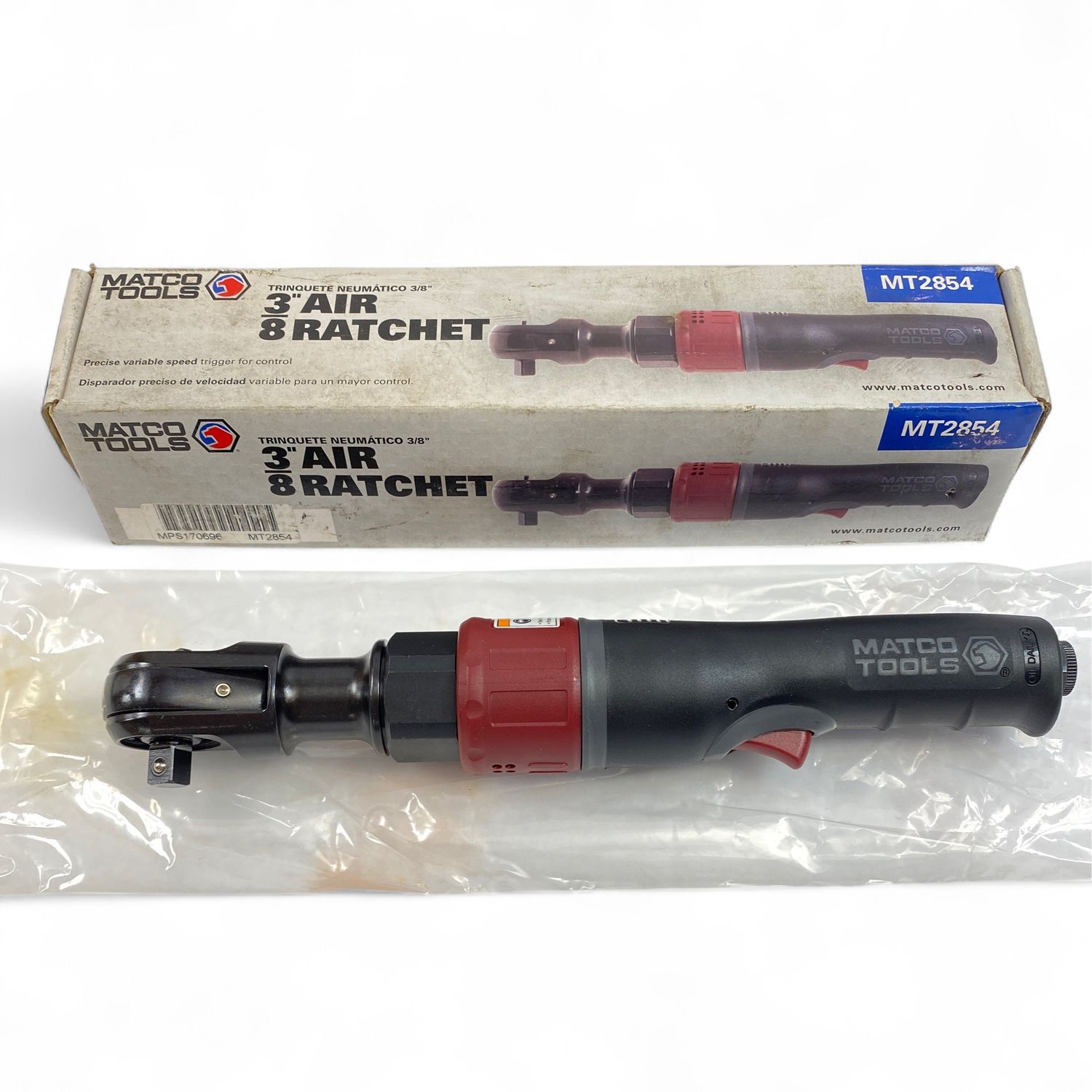 Matco Tools 3/8” Drive Composite Air Ratchet, MT2854