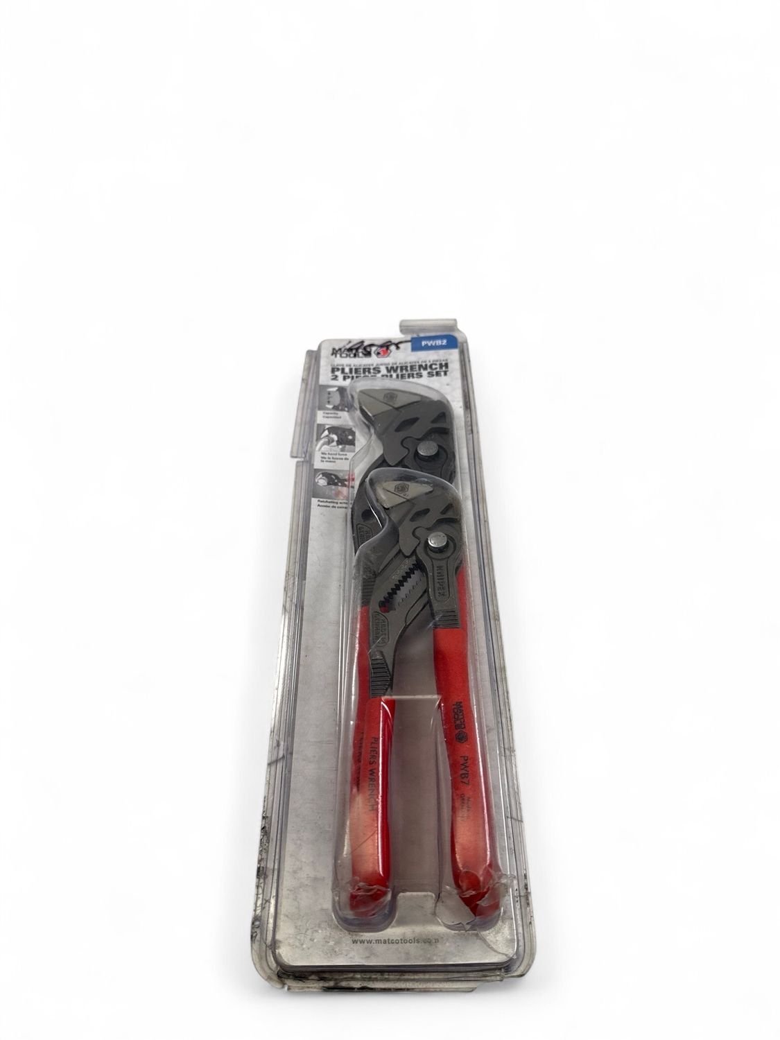 Knipex Matco 2 Pc Pliers Wrench Set, PWB2