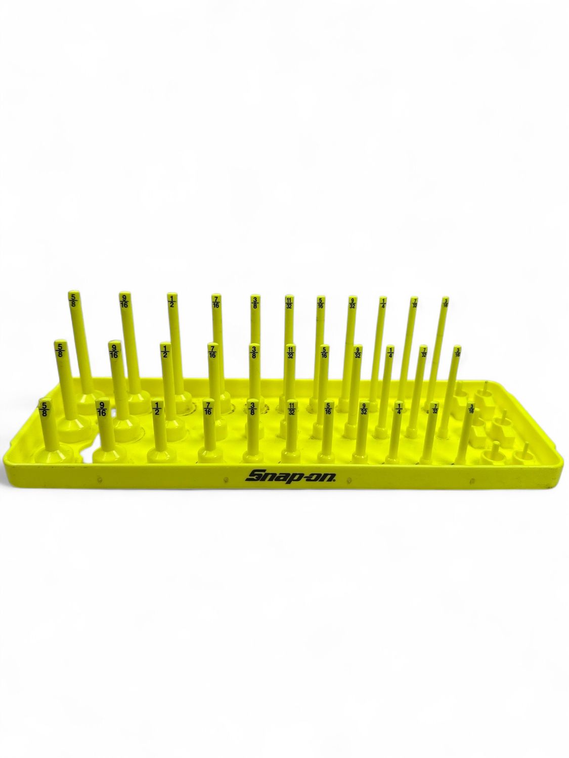 Snap On 1/4" SAE Post 3-Row Socket Tray, KA143FRVZ