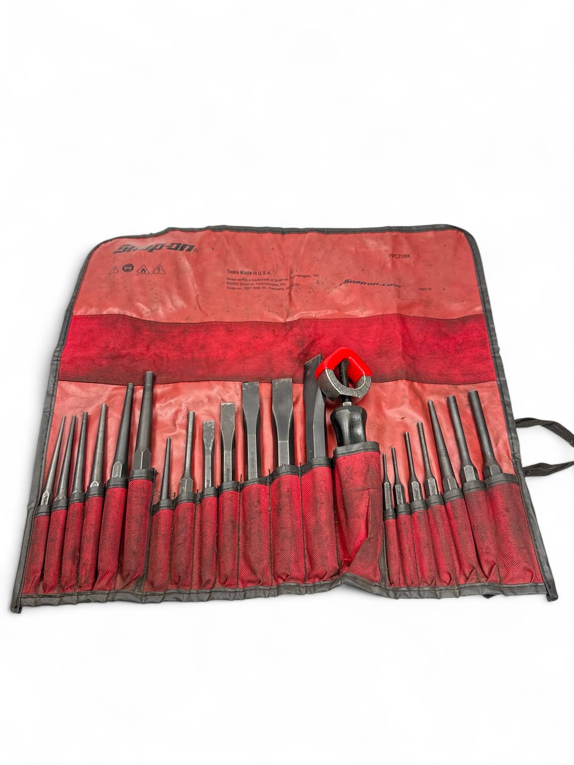 Snap On 22 Piece Punch and Chisel Set, PPC210BK