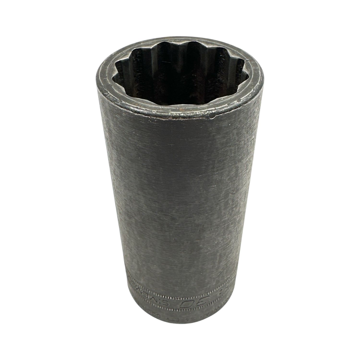 Snap On 1/2" Drive 12-Point Metric 33 mm Flank Drive® Deep Axle Nut Impact Socket, SIMDM330