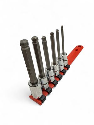 Matco 6pc 3/8" Drive Sae Ball Hex Driver Set, SBBXI7R