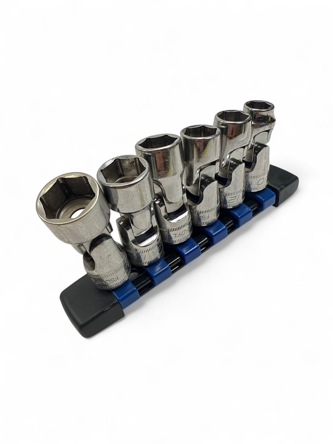 Snap On 6 pc 3/8" Drive 6-Point Metric Flank Drive® Shallow Flex Socket Set, 206FSUMA