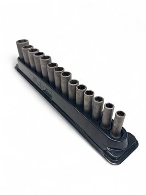 Snap On 14 Pc. 3/8" Drive 6-Point Metric Flank Drive Deep Impact Socket Set (8-19, 21 and 24 mm) 214SIMFMYA