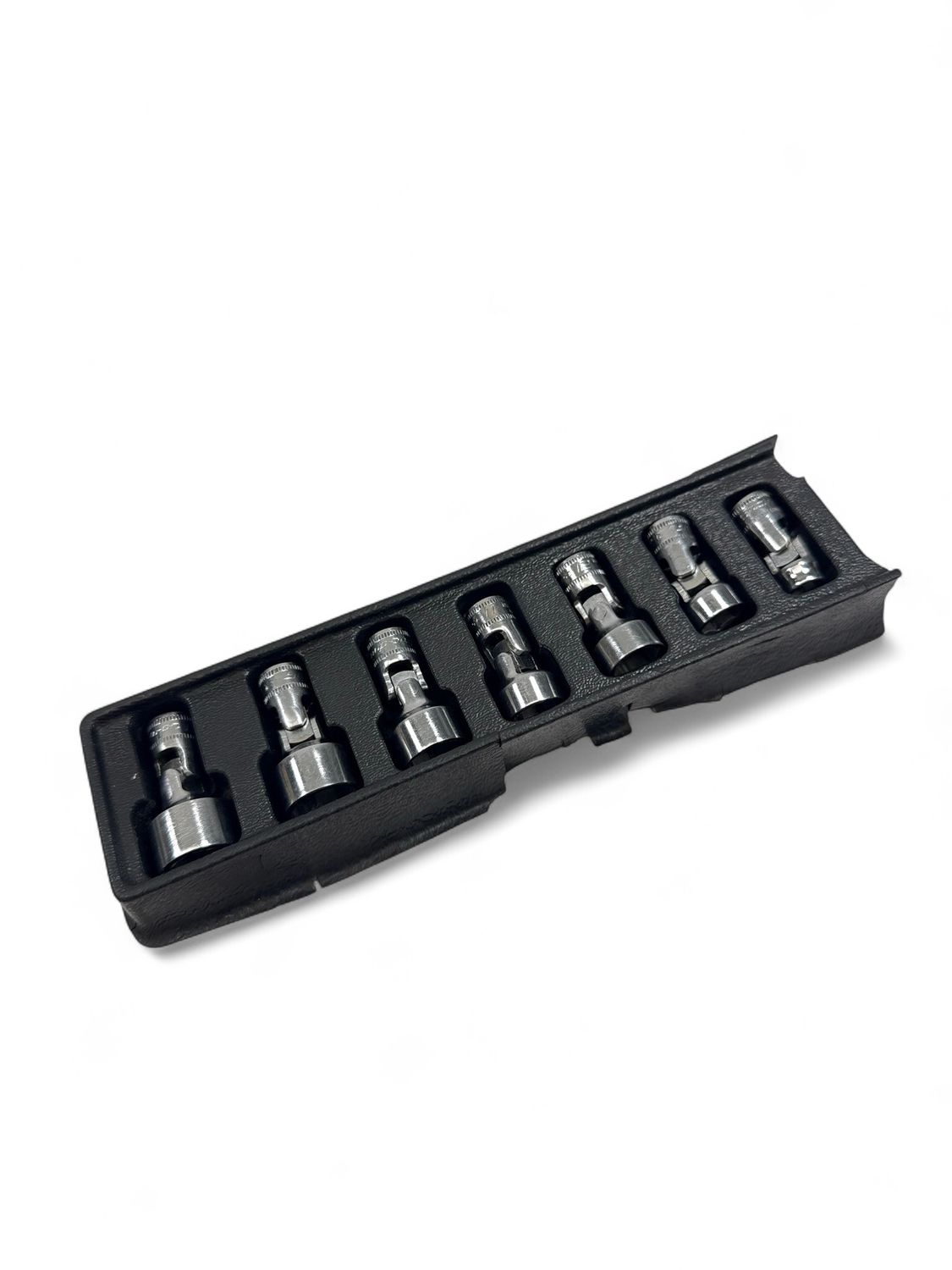 Snap On 7 Pc 1/4" Drive 6-Point Metric Flank Drive® Shallow Universal Socket Set (7-15mm)