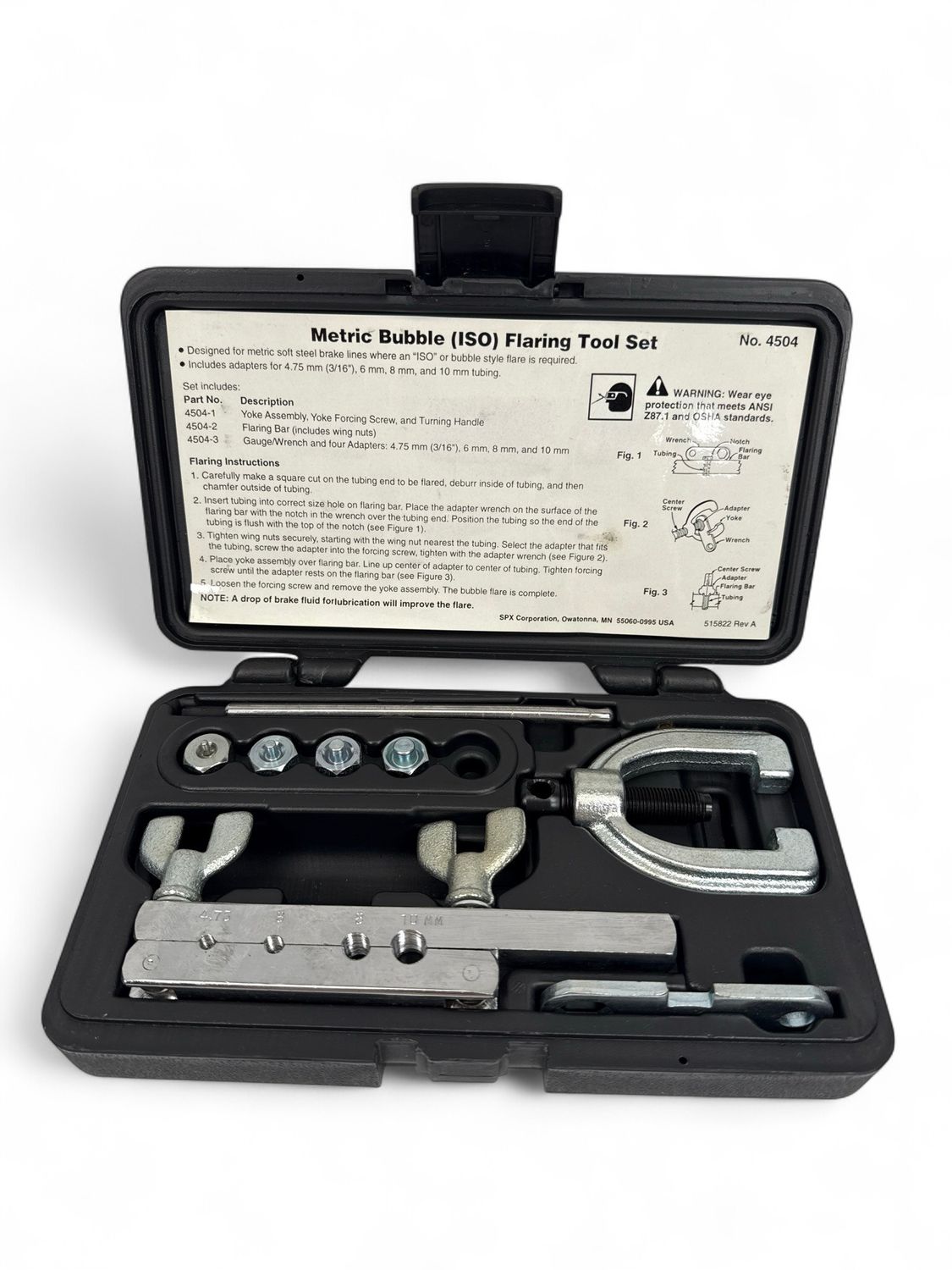 OTC Metric Bubble Flaring Tool Set, 4504