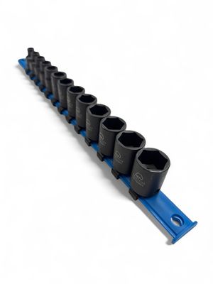 Matco 13pc 3/8" Drive Metric 6pt ADV Impact Socket Set, SBPM136V