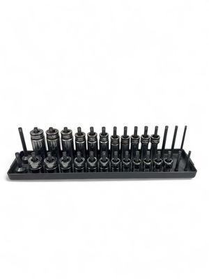 Snap On 23 Pc 3/8” Drive 6 Point Deep & Shallow Socket Set, 212SFSMY & 212FSMY