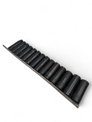 Snap On 14 pc 1/2" Drive 6-Point Metric Flank Drive® Deep Impact Socket Set (10-23 mm), 315SIMMYA