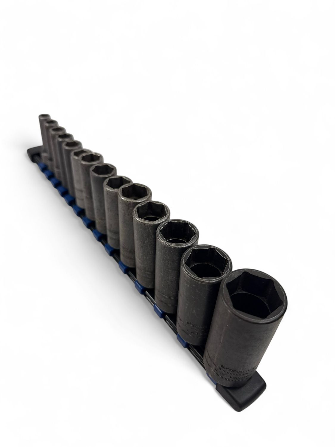 Snap On 14 Pc. 3/8" Drive 6-Point Metric Flank Drive Deep Impact Socket Set (8-19, 21 and 24 mm) 214SIMFMYA