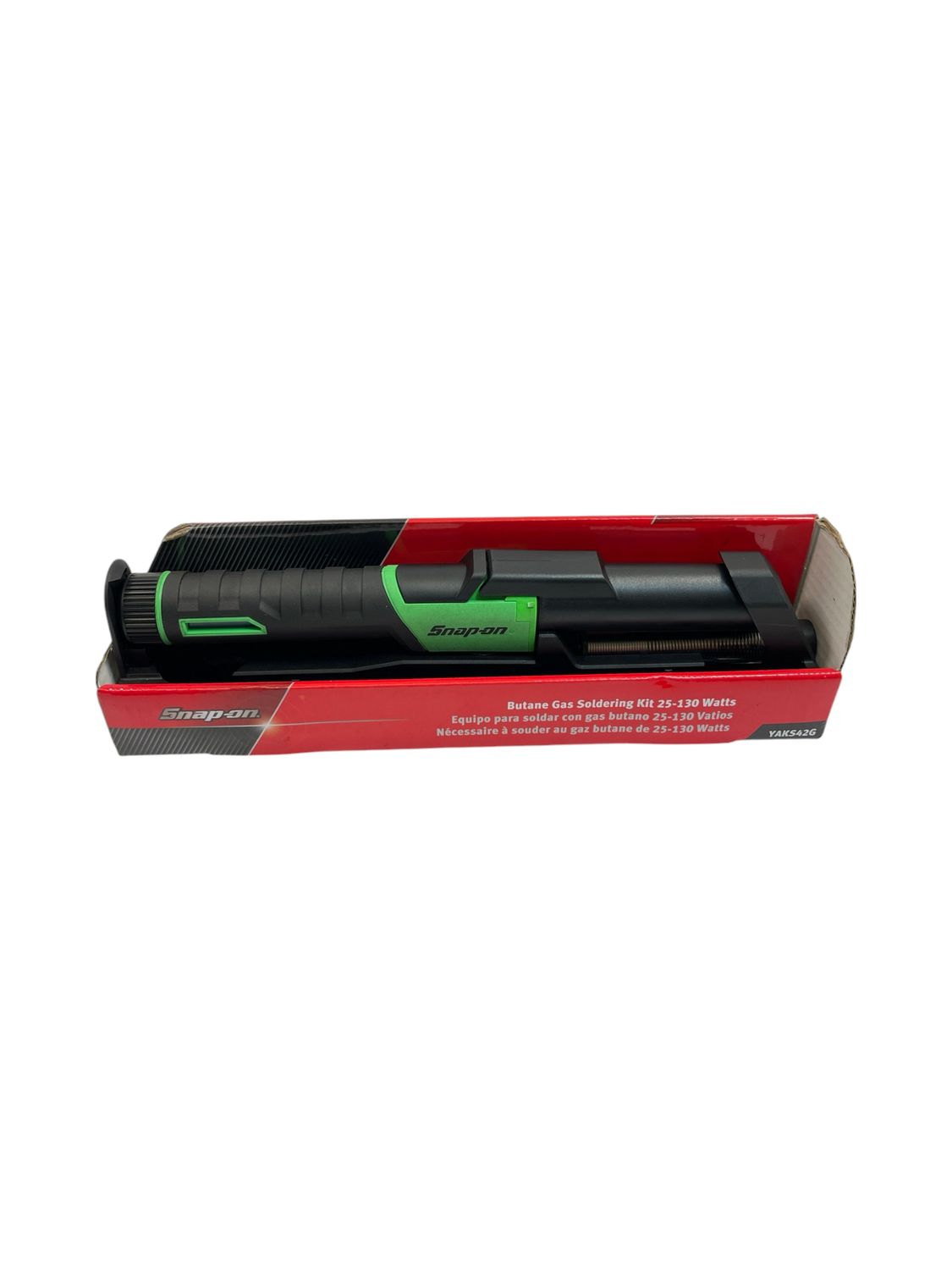 Snap On Butane Gas Soldering Iron Kit (25–130 W) (Green), YAKS42G