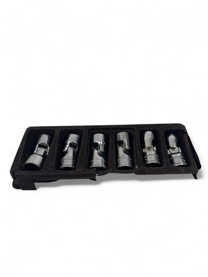 Snap On 6 pc 3/8" Drive 6-Point Metric Flank Drive® Shallow Flex Socket Set, 206FSUMA