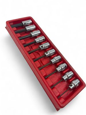 Mac Tools 1/4” Drive 10 pc SAE Allen Socket Set (1/16”-1/4”)