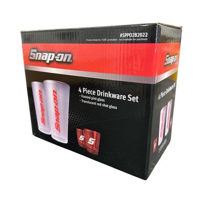 Snap On 4pc Drinkware Set