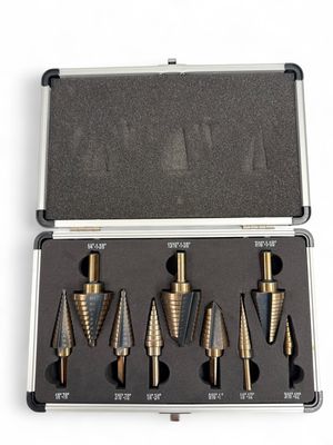 9 Pc Uni Bit Set, (1/8”-1 3/8”)