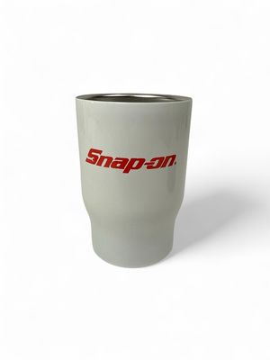 Snap On White 12oz Tumbler/Koozie Cup