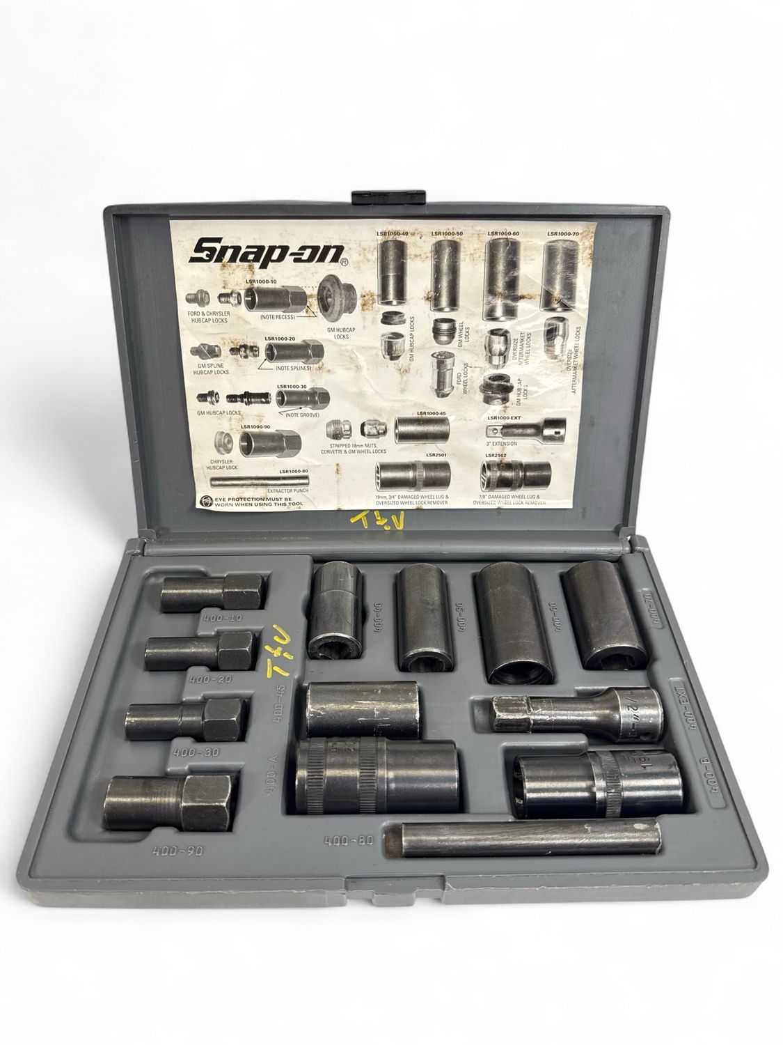 Blue Point Deluxe Hubcap & Wheel Lock Removal Kit, LSR1000A