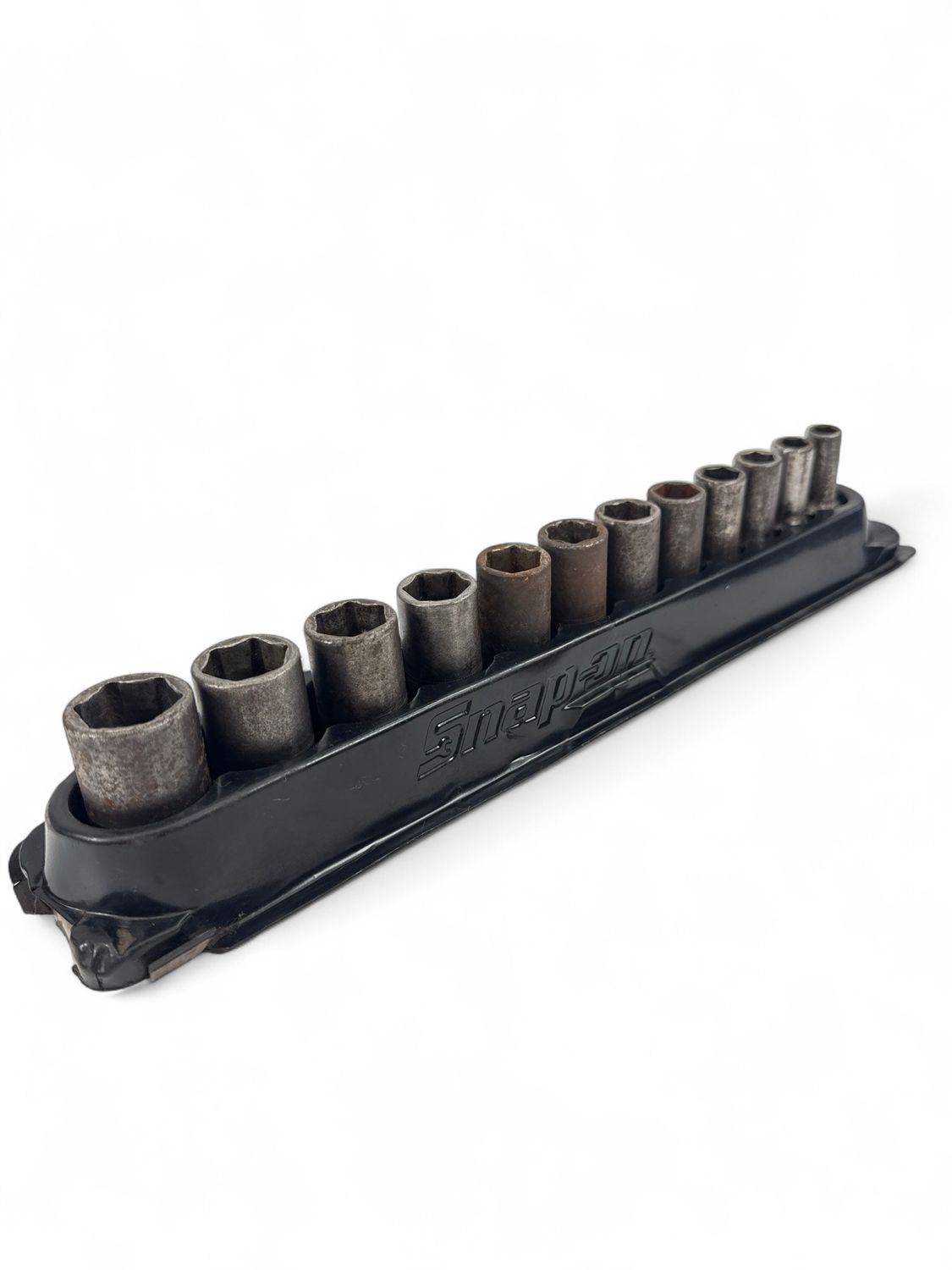 Snap On 12 Pc. 3/8" Drive 6-Point Metric Flank Drive Semi-Deep Impact Socket Set (8-19 mm) 212IMFMSYA