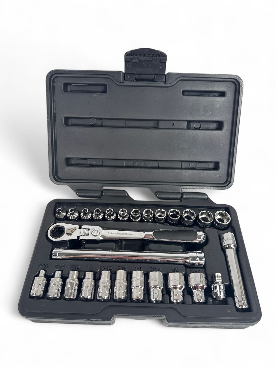 Gear Wrench 27 Pc 1/4” Pass Through Ratchet Set, 891427