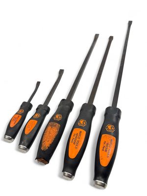 Matco 5 Pc Striking Pry Bar Set, 8”,12”,24” & 30”