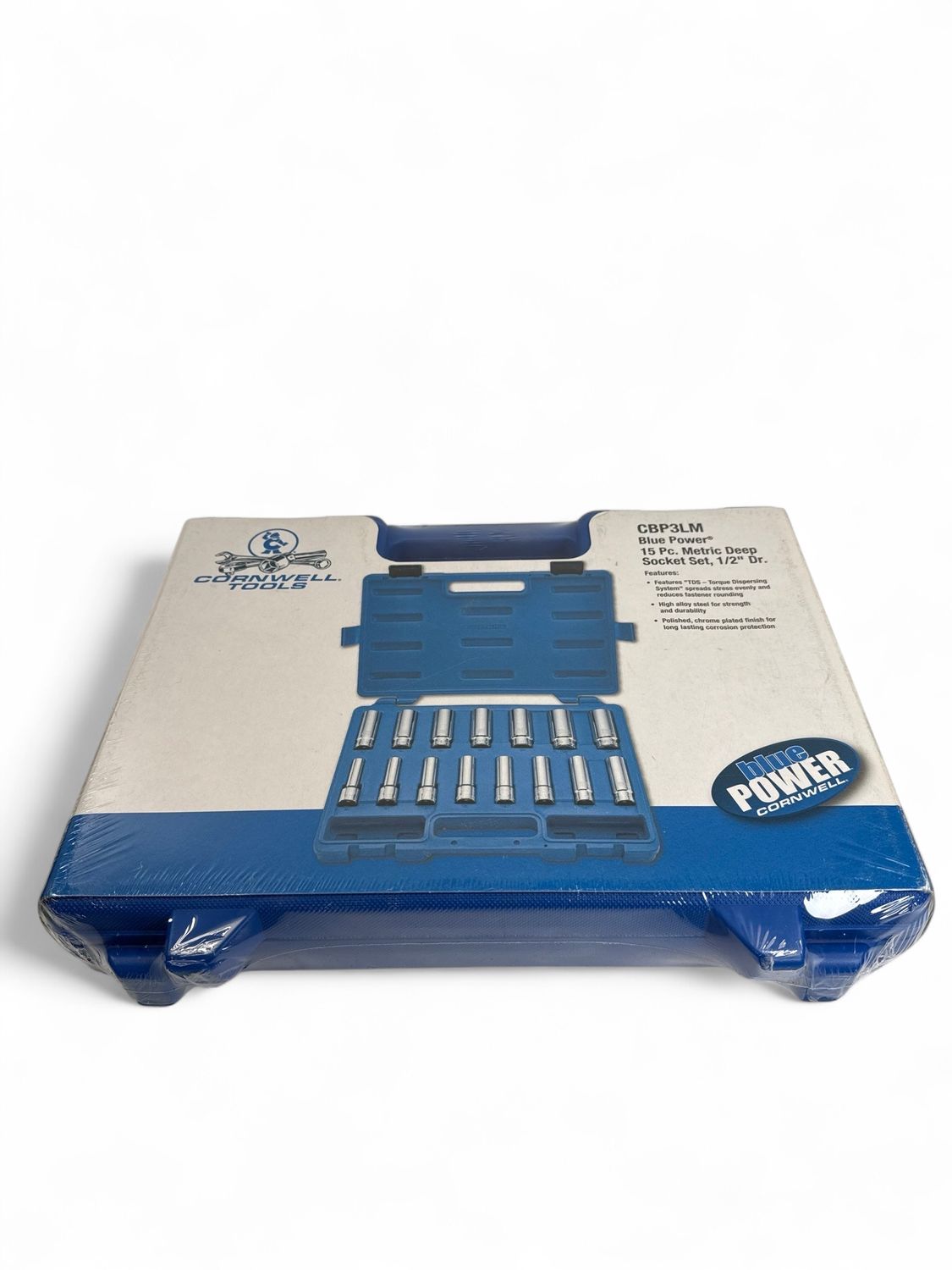 Cornwell 15pc 1/2” Drive Metric Deep Socket Set, CBP3LM