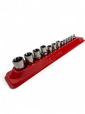 Snap On 13 pc Combination Drive TORX® Shallow Socket Set (E4-E24) 213AFLEY
