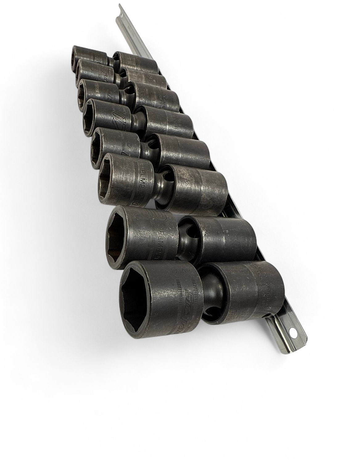 Snap On 7 pc 1/2" Drive 6-Point Metric Flank Drive® Shallow Impact ...