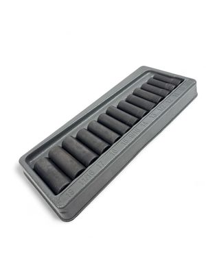 Blue Point 13 Pc. 3/8" Drive SAE/ Metric Deep Twist Impact Socket Set, 213TSFSYA