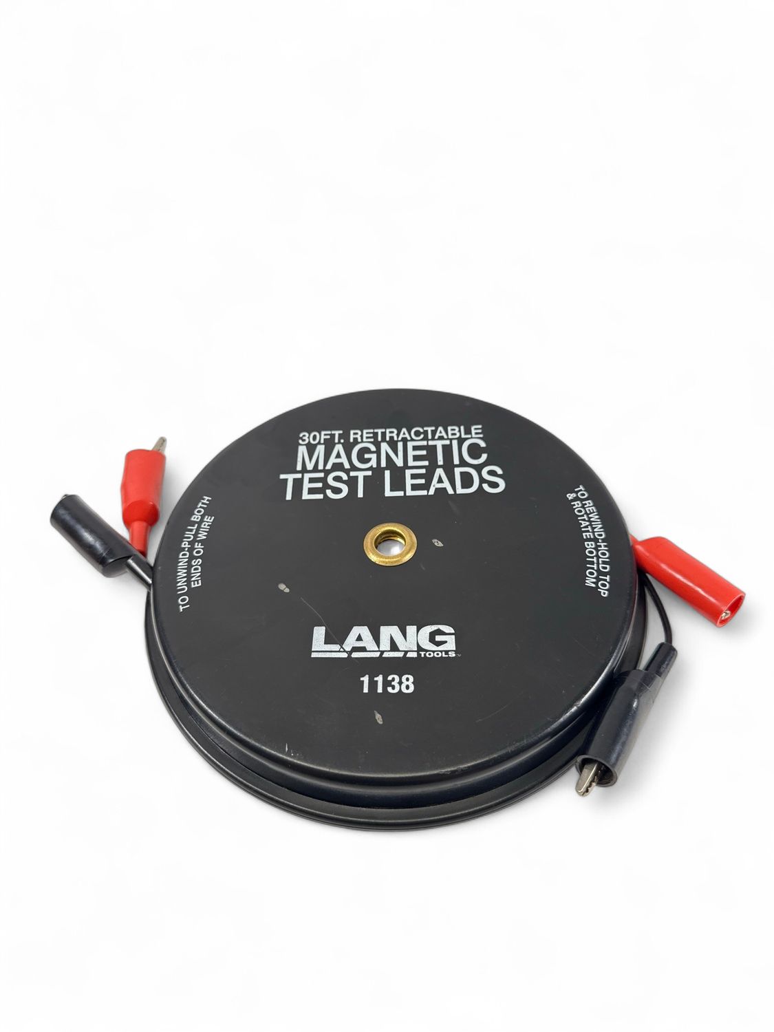 Lang 30ft. Retractable Magnetic Test Leads, 1138
