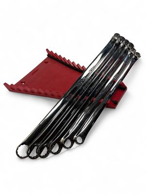 Snap On 6 pc 12-Point Metric Flank Drive® High-Performance 0° Offset Box Wrench Set (10-20mm), XDHFM606