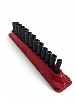 Snap On 12 Pc. 3/8" Drive 6-Point SAE Flank Drive Deep Impact Socket Set (5/16-1") 212SIMFYA