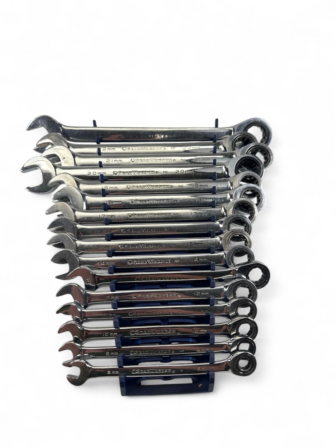 GearWrench Metric 16pc Combination Ratcheting Wrench Set, 9602