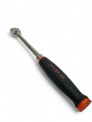 Snap On 100th Anniversary 3/8" Drive Dual 80 Technology Soft Grip Long Handle Ratchet, FHL80