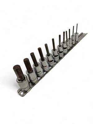 Snap On 12 pc Combination Drive SAE Standard Hex Driver Bit Socket Set (1/16-3/8"), 212EFTAY