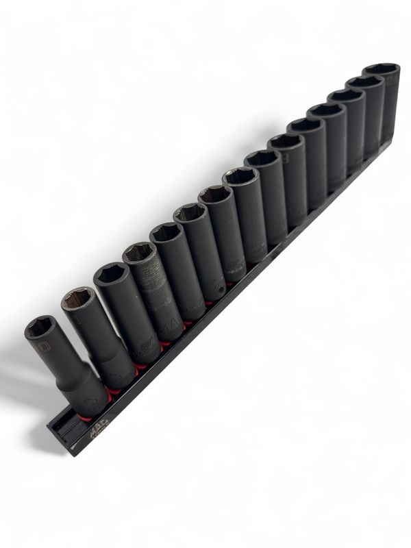 MAC Tools 15pc 3/8" Drive Metric Deep Impact Socket Set, SXDPM156BRPT
