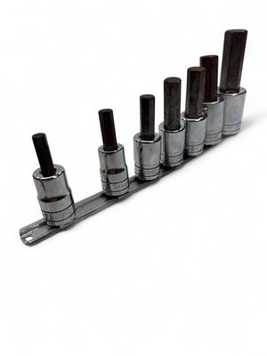 Snap On 7 Pc. 1/2" Drive SAE Hex Bit Standard Socket Driver Set (5/16-3/4") 307ESAY
