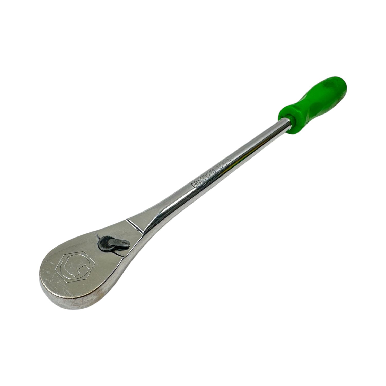 Matco Long Handle 1/2” Drive Ratchet 15” Long Green Hard Handle