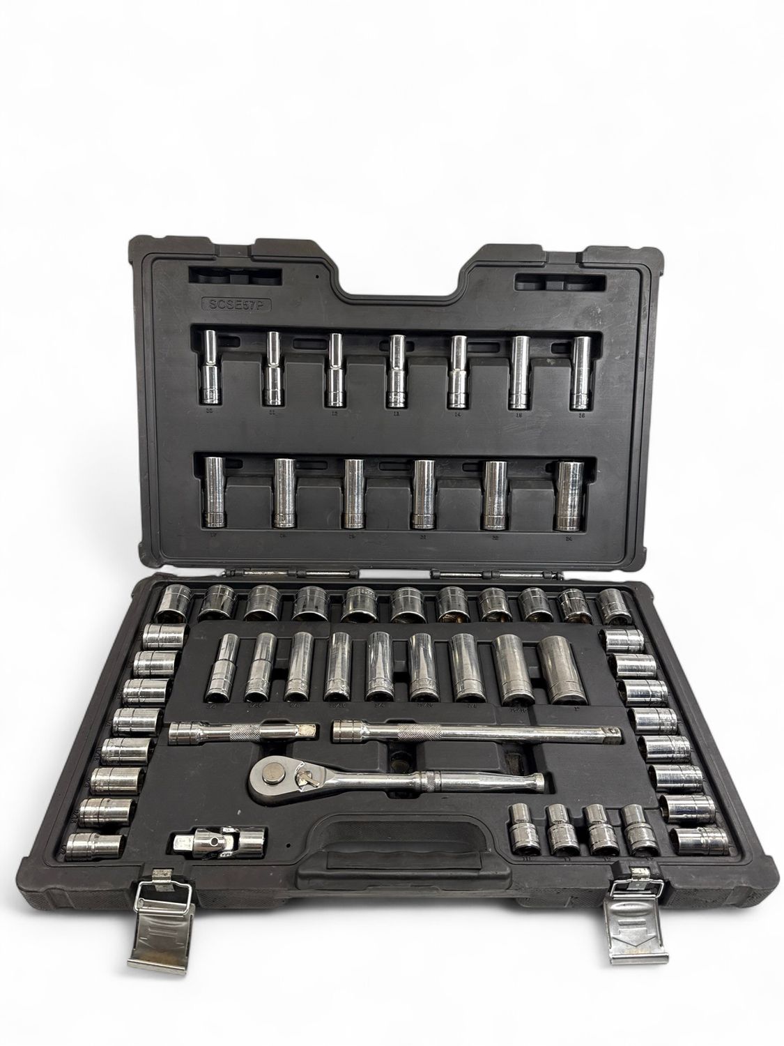 Silver Eagle 57 Pc. 1/2” Drive General Service Socket Set, SCSE57P