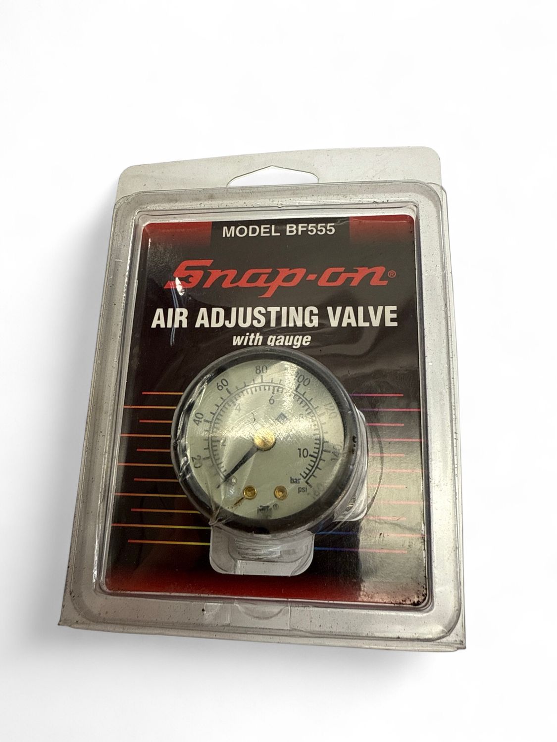 Snap On Air Adjusting Valve with Gauge, BF555