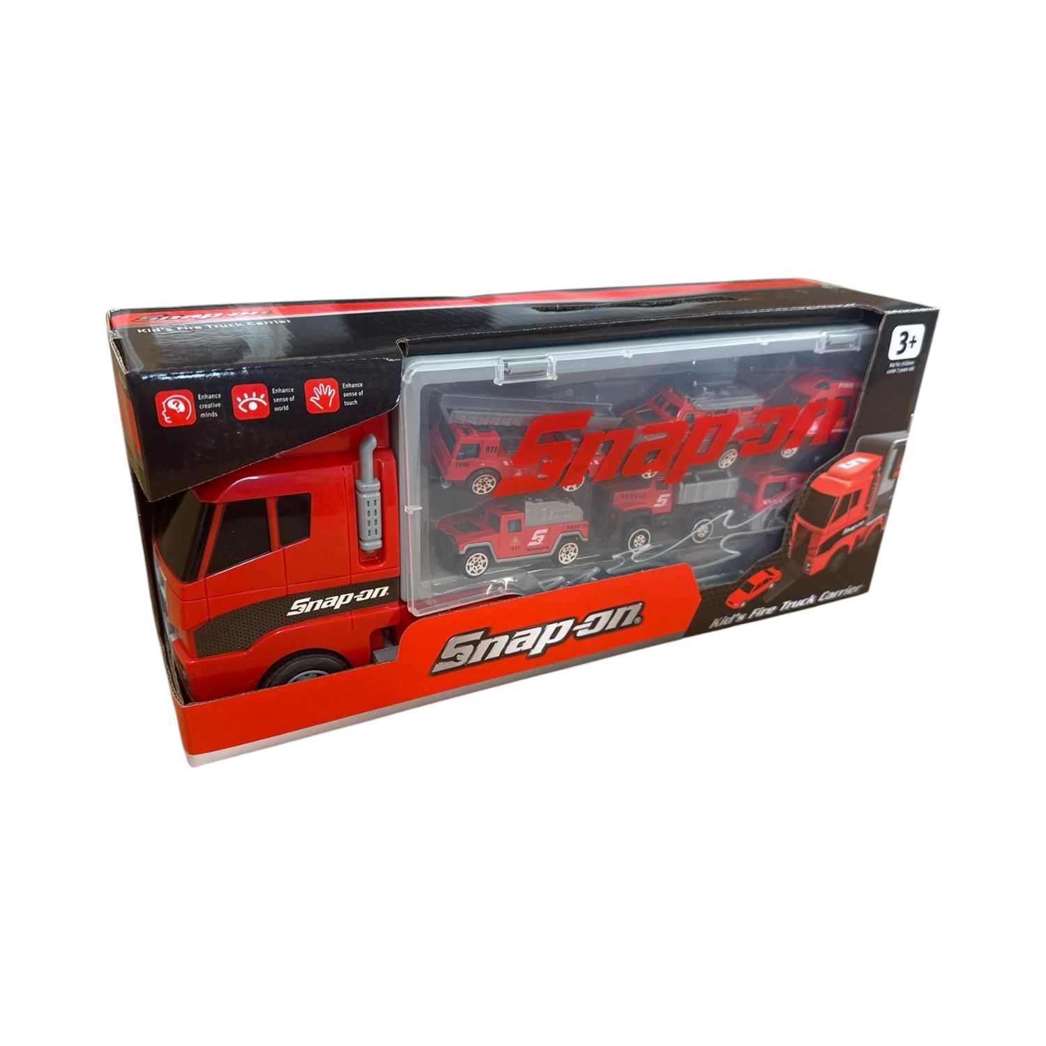 Snap On Kids Fire Truck Carrier