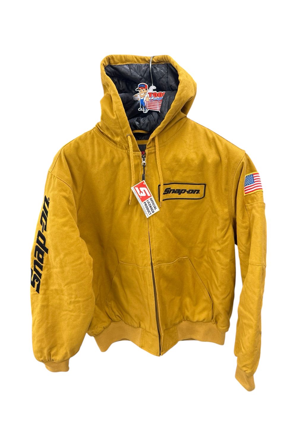 Snap On Hooded Insulated Jacket